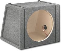 Fierce Audio 12" Single Sealed Subwoofer Enclosure - Gray