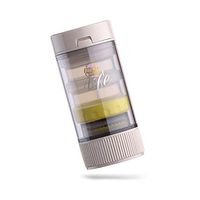 Diamerd Pill Cutter Splitter Crusher and Grinder for Small or Large Pills Including Pill Organizer and Removable Drinking Cup for Tablet Vitamin and Big Medicine (Gray)