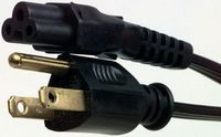 VOLEX 17035 Power Cord NEMA5-15P/IEC, 0.91M 2.5A BLK