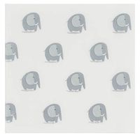 Cocktail Napkins - 150-Pack Luncheon Napkins, Disposable Paper Napkins Kids Birthday, Baby Shower Party Supplies, 2-Ply, Elephant Design, Unfolded 13 x 13 Inches, Folded 6.5 x 6.5 Inches
