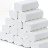 12Roll Exiao Recycled Fiber Paper Towels, White, 12 Multifold Family Towels Per Rolls, 12 Packs Per Case
