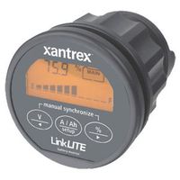 Xantrex 84-2030-00 LinkLITE Battery Monitor; Displays voltage, current, consumed amphours and remaining battery capacity; Large backlit LCD Display; Read your battery bank like a fuel gauge