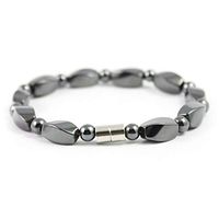 Auntwhale Hematite Magnetic Therapy Bracelet Gift for Men Women Energy Bangle Pain Relief for Arthritis and Carpal Tunnel