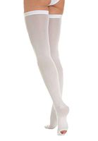 ITA-MED Anti Embolism Thigh Highs, 18 mmHg Light Compression Stockings Socks w/Opening, Medical Orthopedic Support Hose for Varicose Veins, Edema, Swelling, Soreness, Pains, and Aches, H-500 X-Large