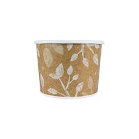 Karat FP-GFC10 10/12 oz. Gourmet Food Container - Leaf (Case of 500)