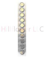 Hillflower 10 pcs AG10 LR1130 389A LR54 G10 Bulk 0% Mercury 0% Hg 1.5V Alkaline Battery