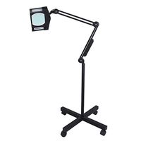 ElectroOptix Magnifying Lamp Beauty Lamp 5X Magnifying Glass Shadowless Cold Light Adjustable Angle Nail Tattoo Beauty,Black