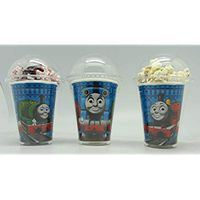 Set of 8 - Thomas Party Cups, Popcorn Cups, Goody Bags, Favor Boxes