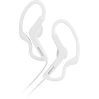 Sony White Lightweight Water-Resistant Active sport Headphones