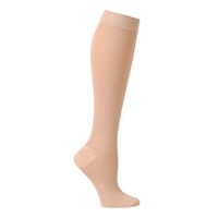 Support Plus Women's Firm Compression Hose - Opaque Knee High Petite Wide Calf - Beige - XL