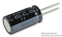 RUBYCON 450PX47MEFC16X31.5 ALUMINUM ELECTROLYTIC CAPACITOR, 47UF, 450V, 20%, RADIAL (1 piece)