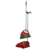 Kylin Express Durable Removable Broom and Dustpan Standing Upright Grips Sweep Set with Long Handle, C5