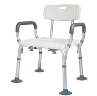 FGSJEJ Multifunctional Bath Chair, Bath Chair for The Elderly, Non-Slip Shower Chair for Pregnant Women with Disabilities, Aluminum Alloy, Adjustable Height, Non-Slip Bathroom Stool with armrests