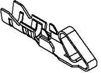 Headers & Wire Housings 2.54mm KK Term Chn il .25Au (50 pieces)