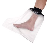 BIHIKI Foot Waterproof Cast Cover,1 Pc Children Clear Waterproof Foot Cast and Bandage Protector,Best Watertight Protection