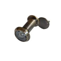 TOGU TG2814YG-AB Brass UL Listed 220-degree Door Viewer with Heavy Duty Privacy Cover for 1-3/8" to 2-1/6" Doors, Antique Bronze Finish