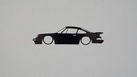 Porsche 911 Outline Car Window Sticker Vinyl Decal MacBook Aircooled 930 964