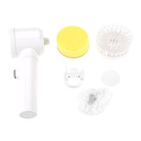 5 in1 Multifunction Electric Cleaning Brush Bathroom Window Cleaner Battery Powered Cordless Electric Cleaning Brush Scrubber Tool for Kitchen Bathtub Shower Bidet