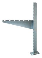 Quest Manufacturing Cable Tray Flag Type Floor Stand, 6", Zinc (CT0029-06-03)