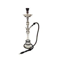 Alchemy Hookah 32” 100% Authentic Egyptian Full Size Hookah Pipe Set (Black Stripe)