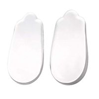 SITAKE 5 Pairs Silicone O/X Type Legs Correction - Orthopedic Insoles Heel Inserts - Medial & Lateral Heel Wedge Silicone Insoles - Corrective Adhesive Shoe Inserts for Foot Alignment (Small)