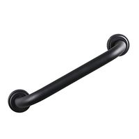 Hong Tai Yang XF Bathroom Safety railings, Bathroom Toilet Anti-Slip Auxiliary Handle, Suitable for The Elderly, Pregnant, Disabled, Black (Size : 40cm)