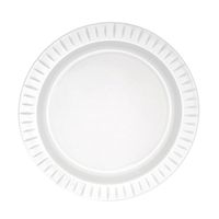 Party Essentials N722619 Elegance Hard Plastic Round Buffet/Luncheon Plates, 9", White (Case of 240)