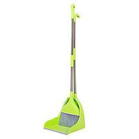 Kylin Express Durable Removable Broom and Dustpan Standing Upright Grips Sweep Set with Long Handle, B6