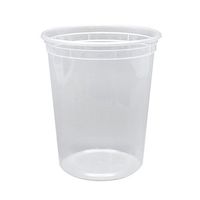 Karat FP-IMDC24-PP 24 oz PP Deli Containers w/Lids (Case of 240)