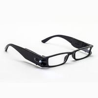 Lighted Reading Glasses, Black, 3.00
