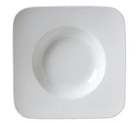 Vertex China AV-SQB20 Ventana Square Bowl, 11-3/8", Porcelain White (Pack of 12)