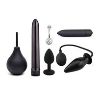 beioust 6PCS Silicone Expand Inflatable Plug Bulb Adult Six Toys for Couples-