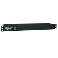 Tripp Lite Metered PDU, 20A, 12 Outlets (5-15/20R), 120V, L5-20P/5-20P Input, 6 ft. Cord, 1U Rack-Mount Power (PDUMH20-6)