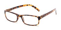 Readers.com Reading Glasses: The Vancouver Bifocal Reader, Plastic Rectangle Style for Men and Women - Tortoise, 2.50