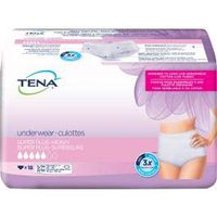 Tena Super Plus Underwear for Women, Small/Medium Pull On, 54285 - Case of 72