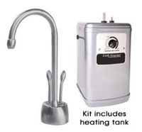 Mountain Plumbing MT650DIY-NL-CPB Polished Chrome Universal The Little Gourmet Instant HOT & COLD Water Dispenser With Heating Tank