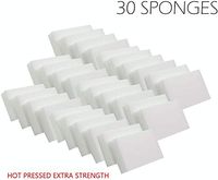 30 Piece Set Magic Sponge Eraser Crafted of Melamine Material, These Water Activated Blocks Help Remove a Variety of Stains from Ink and Crayons to Grease