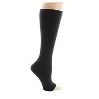 Venosan VenoMedical USA Open Toe Knee Highs 20 30mmHg Standard Black Large