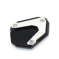 Frames & Fittings Motorcycle Large Kickstand Sidestand Foot Side Stand Extension Pad Base Plate Cover for BMW R Nine T R9T 2014 2015 2016 footpads - (Color: Black)