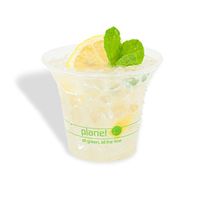 Planet + 100% Compostable PLA Clear Cold Cup, 9-Ounce, 1000-Count Case