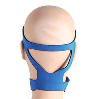 BreTT1QIN9 Face Mask 4 Points Universal Headgear Headband Strap Replacement for CPAP Nasal use for Face - Black