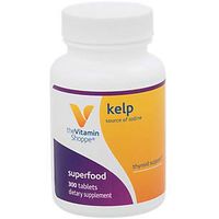 The Vitamin Shoppe Kelp (from Atlantic Kelp Potassium Iodine), Source of Iodine, Thyroid Support, Supports Energy Stamina (300 Tablets)
