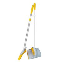 Kylin Express Creative Commercial/Household Cleaning Tools Mini Broom and Dustpan Plastic Grips Sweep Sets#B