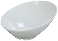 Yanco MD-309 Milando Sheer Bowl, 24 oz Capacity, 9.25" Diameter, Melamine, White Color, Pack of 24