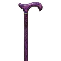 Derby Handle with Collar in Purple