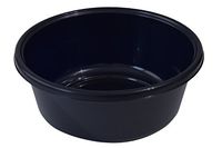 YBM HOME Round Plastic Wash Basin (1148 11.25", Dark Blue)
