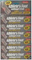Antifungal Cream for Athlete's Foot 1% Clotrimazole Cures Most Athelete's Foot *Compare to The Active Ingredients of Lotrimin 12 Packs of 1.25 oz