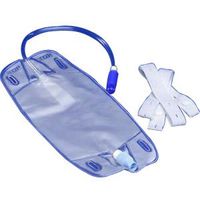 Dover Urine Leg Bag with Twist Valve and Straps, 25 oz. [Qty 1 (Single)]