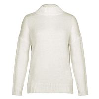 HNTDG Fashion Women Solid Color Knitted Pullover Casual Long Sleeve Turtleneck Sweater Blouse