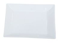 Yanco RM-108 Rome 8" Square Plate, Melamine, White Color, Pack of 48